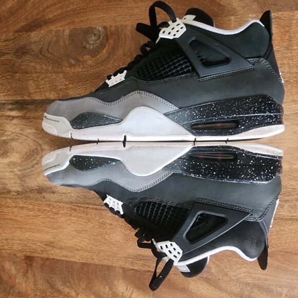 Nike Air Jordan 4 IV Retro Fear Black White FQ8138-002 Sneakers Shoes Mens 11 main image 5